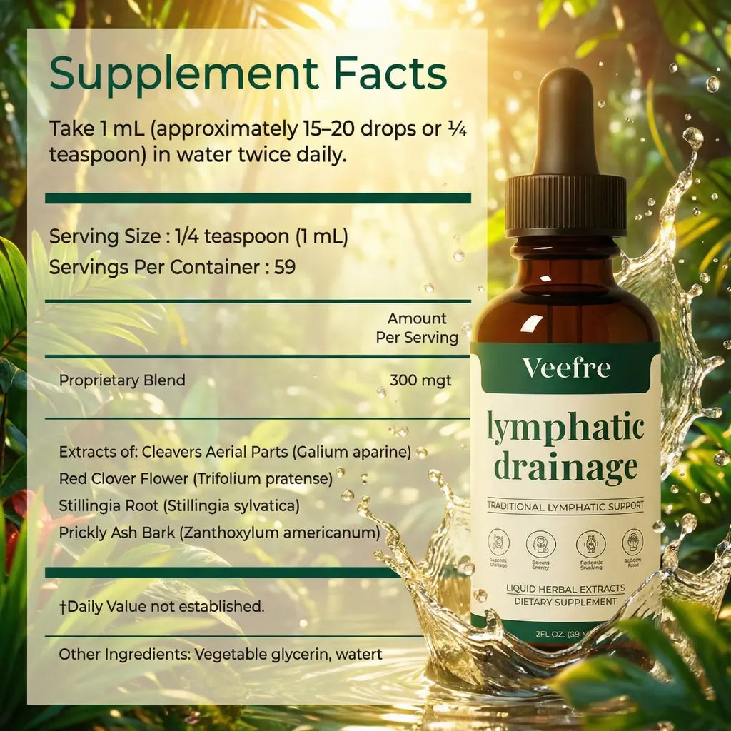 Veefre® Lymphatic Drainage Drops